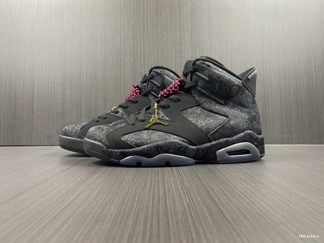 Rep TBkick 6 SD DB9818-001 (W) Retro Jordan Black Triple 0709